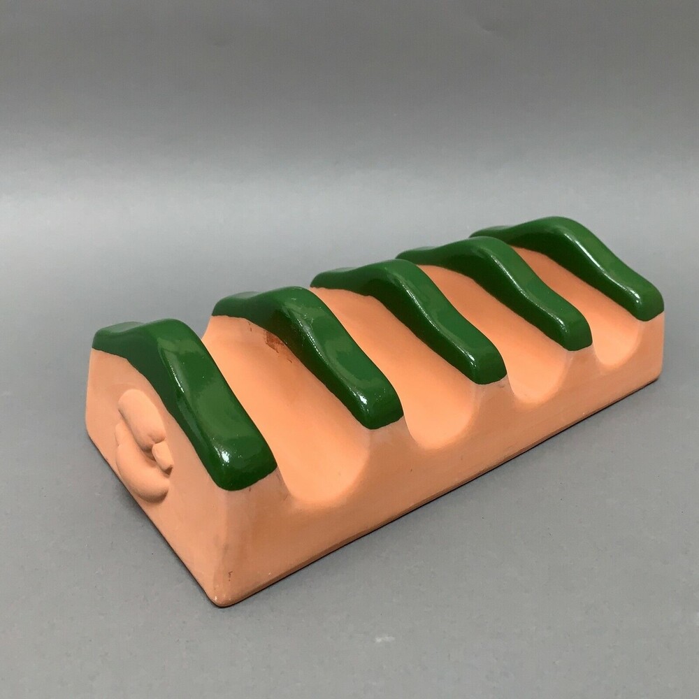 Taco Rack Holder‎ Terracotta Dish Tray